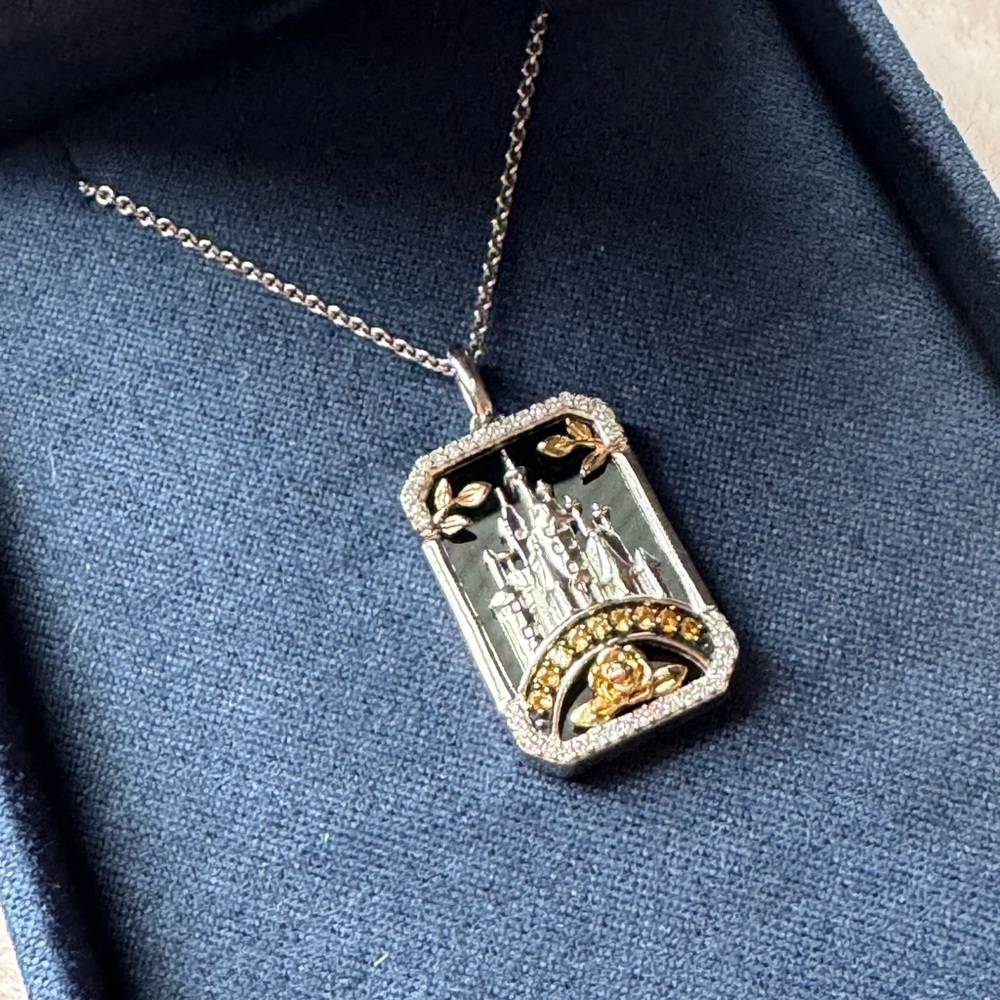 Enchanted Fine Jewelry Belle’s Castle 🏰 Necklace 🥀